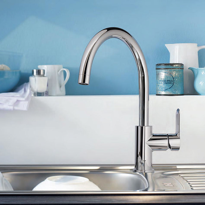 Grohe BauEdge Kitchen Sink Mixer - 31367000  Profile Large Image