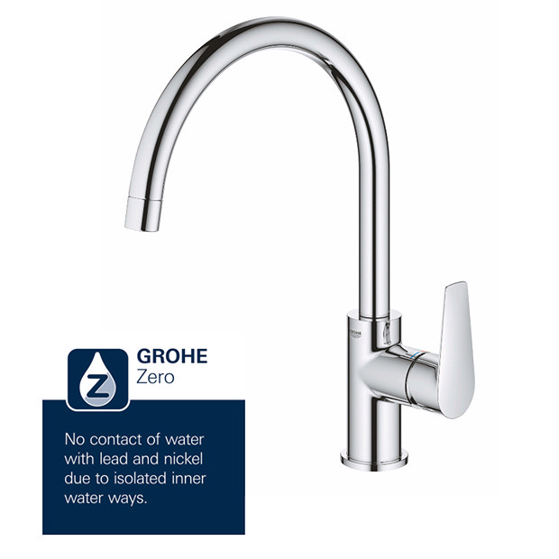Grohe BauEdge Kitchen Sink Mixer - 31367001  Feature Large Image
