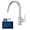 Grohe BauEdge Kitchen Sink Mixer - 31367001  Feature Large Image