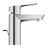 Grohe BauEdge Mono Basin Mixer with Pop-up Waste - 23356000  Standard Large Image