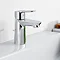 Grohe BauEdge Mono Basin Mixer with Pop-up Waste - 23356000  Profile Large Image