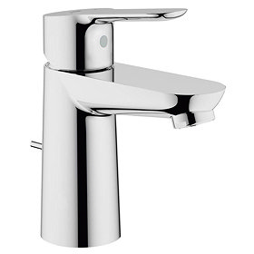 Grohe BauEdge Mono Basin Mixer with Pop-up Waste - 23356000 Large Image