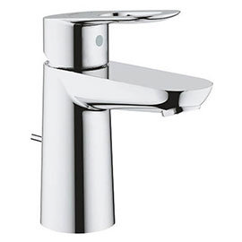 Grohe BauLoop S-Size Mono Basin Mixer with Pop-up Waste - 23335000 Medium Image