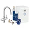 Grohe Blue Chilled & Sparkling Starter Kit with C-Spout Tap - Chrome - 31323001 Large Image