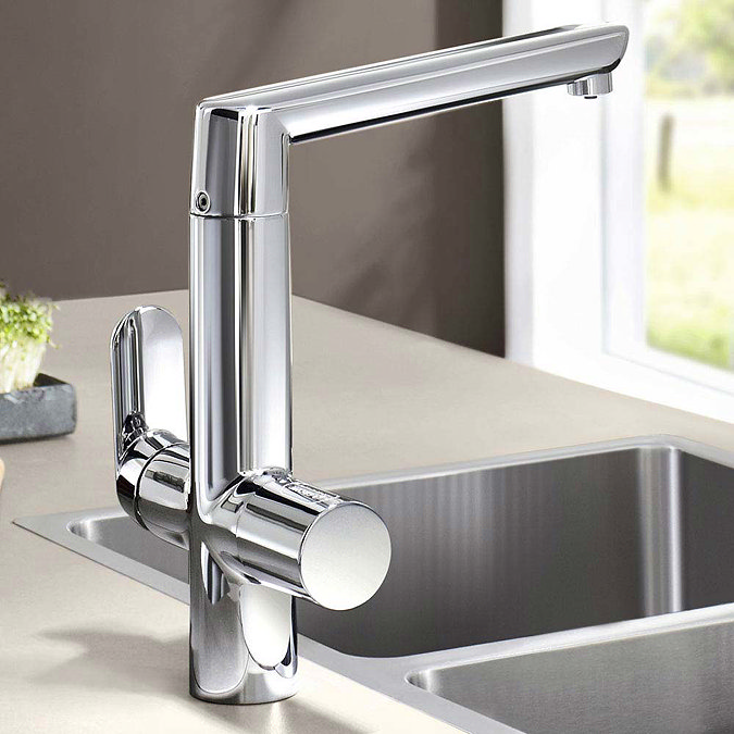 Grohe Blue Chilled & Sparkling Starter Kit with K7 Tap - Chrome - 31346001  Standard Large Image