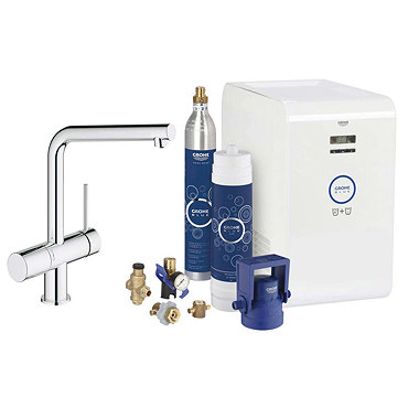 Grohe Blue Chilled & Sparkling Starter Kit with Minta Tap - Chrome - 31347002  Profile Large Image