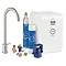 Grohe Blue Chilled & Sparkling Starter Kit with Minta Tap - SuperSteel - 31302DC1 Large Image