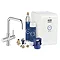 Grohe Blue Chilled & Sparkling Starter Kit with U-Spout Tap - Chrome - 31324001 Large Image