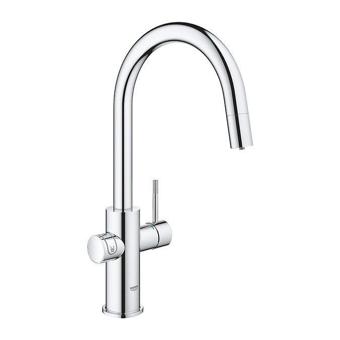 Grohe Blue Home Duo Starter Kit C-Spout with Pull-Out Spray - Chrome - 31541000  Profile Large Image