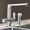 Grohe Blue K7 Pure Starter Kit with Side Spray - Chrome - 31354001  Profile Large Image