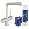 Grohe Blue Minta Pure Starter Kit - SuperSteel - 31345DC2 Large Image