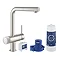 Grohe Blue Pure Minta Filtered Tap - Stainless Steel - 30382DC0 Large Image