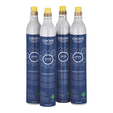 Grohe Blue Starter Kit 425g CO2 Bottles (4 pieces) - 40422000  Profile Large Image