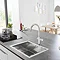 Grohe C-Spout Blue Home Duo Starter Kit - Chrome - 31455000  Standard Large Image