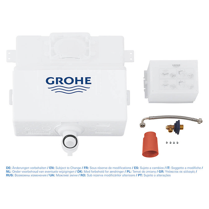 Grohe Concealed Dual Flush Cistern - 38422000  Profile Large Image