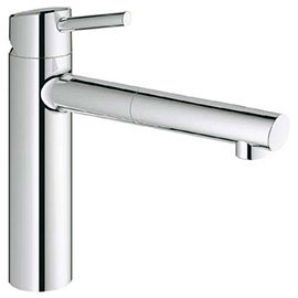 Grohe Concetto Kitchen Sink Mixer with Pull Out Spray - Chrome - 31129001 Medium Image