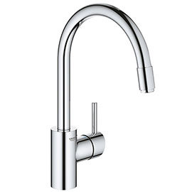 Grohe Concetto Kitchen Sink Mixer with Pull Out Spray - Chrome - 32663003 Medium Image