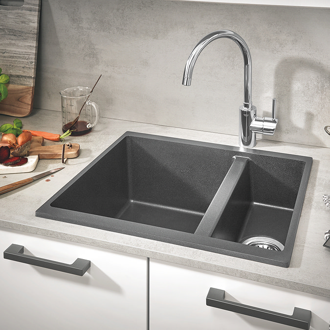 Grohe Concetto Single-Lever Sink Mixer Tap with Swivel Outlet - 32661003  Profile Large Image