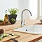Grohe Concetto Single-Lever Sink Mixer Tap with Swivel Outlet - 32661003  Feature Large Image