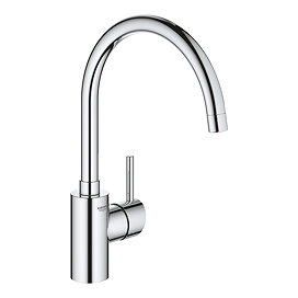 Grohe Concetto Single-Lever Sink Mixer Tap with Swivel Outlet - 32661003 Large Image