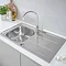 Grohe Concetto Stainless Steel Kitchen Sink & Tap Bundle - 31570SD0 Profile Large Image