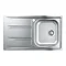 Grohe Concetto Stainless Steel Kitchen Sink & Tap Bundle - 31570SD0  Standard Large Image