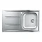 Grohe Concetto Stainless Steel Kitchen Sink & Tap Bundle - 31570SD0 Standard Large Image
