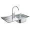 Grohe Concetto Stainless Steel Kitchen Sink & Tap Bundle - 31570SD0 Large Image