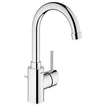 Grohe Concetto Swivel Spout Basin Mixer with Pop-up Waste - 32629001 Profile Large Image
