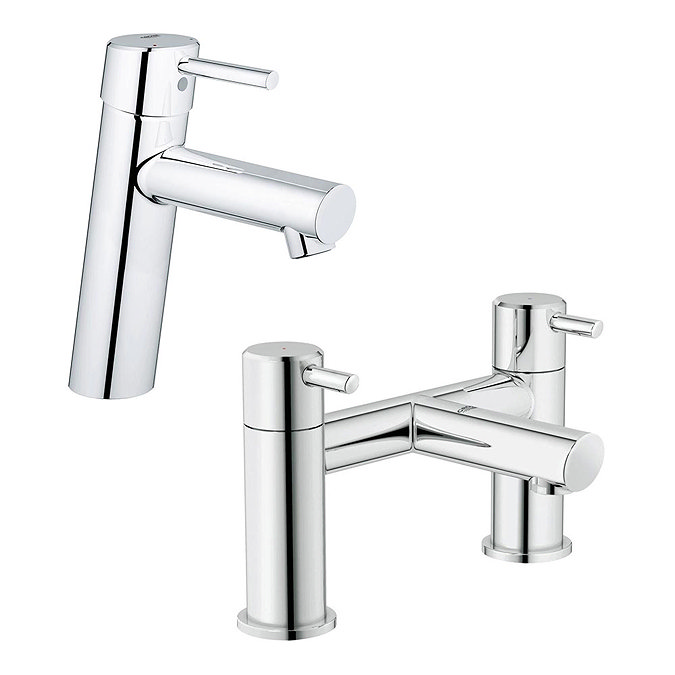 Grohe Concetto Tap Package (Bath + Basin Tap) Large Image