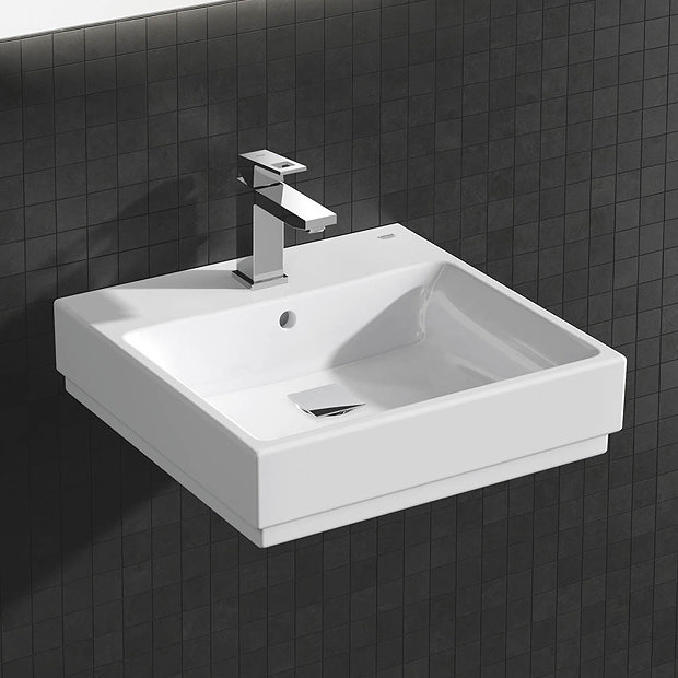 Grohe Cube Ceramic 500mm 1TH Wall Hung Basin - 3947400H