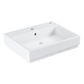 Grohe Cube Ceramic 600mm 1TH Wall Hung Basin - 3947300H Large Image