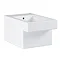 Grohe Cube Wall Hung Bidet Package (Tap + Waste Included) Profile Large Image