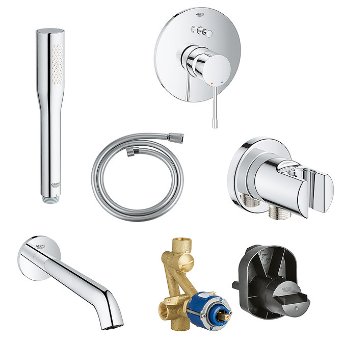 Grohe Essence Concealed 2 Outlet Bath/Shower Pack