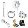 Grohe Essence Concealed 2 Outlet Bath/Shower Pack