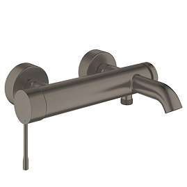 Grohe Essence Exposed Single Lever Bath Shower Mixer - Brushed Anthracite
