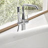 Grohe Essence Floor Mounted Bath Shower Mixer - Chrome - 23491001 Standard Large Image