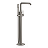 Grohe Essence Floor Mounted Bath Shower Mixer with Handset - Brushed Anthracite