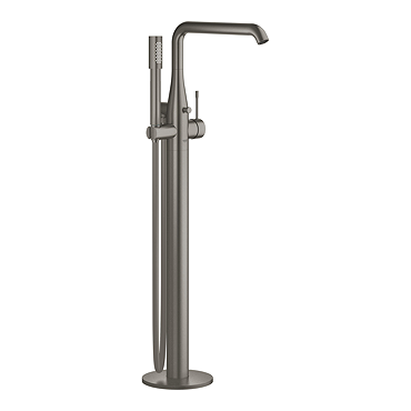 Grohe Essence Floor Mounted Bath Shower Mixer with Handset - Brushed Anthracite