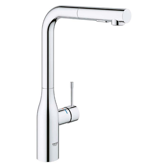 Grohe Essence Footcontrol Electronic Kitchen Sink Mixer with Pull Out Spray - Chrome - 30311000 Larg