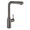 Grohe Essence Kitchen Sink Mixer with Pull Out Spray - Hard Graphite - 30270A00  Profile Large Image