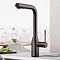 Grohe Essence Kitchen Sink Mixer with Pull Out Spray - Hard Graphite - 30270A00 Large Image