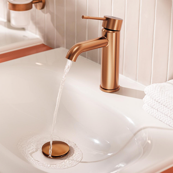 Grohe Essence Mono Basin Mixer Tap - Brushed Bronze