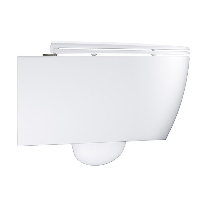 Grohe Essence Rimless Wall Hung Toilet with Soft Close Seat  In Bathroom Large Image