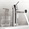 Grohe Essence S-Size Mono Basin Mixer with Pop-up Waste - 32898001  Profile Large Image