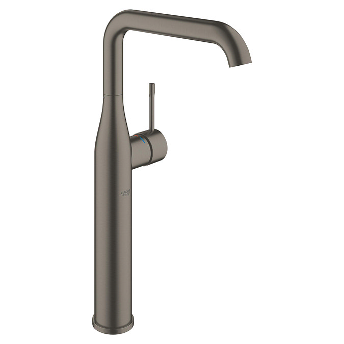 Grohe Essence Tall Mono Basin Mixer - Brushed Anthracite