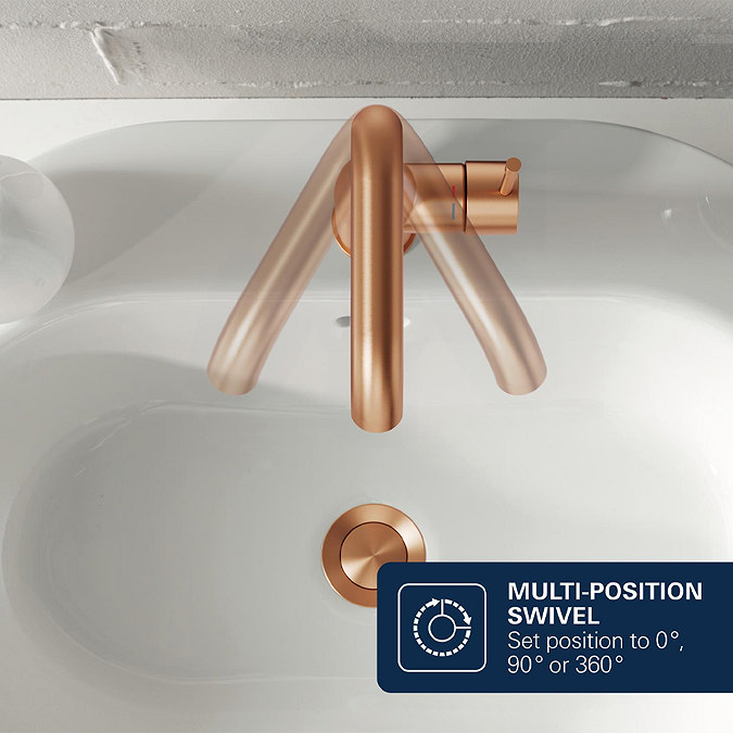 Grohe Essence Tall Mono Basin Mixer - Brushed Bronze