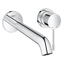 Grohe Essence Wall Mounted 2 Hole Basin Mixer L-Size - Chrome - 19967001 Large Image
