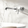 Grohe Essence Wall Mounted 2 Hole Basin Mixer M-Size - Chrome - 19408001  Profile Large Image
