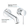 Grohe Essence Wall Mounted 2 Hole Basin Mixer M-Size - Chrome - 19408001  Standard Large Image